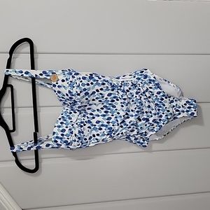 Niptuck Swim Blue Petal One Piece Swimsuit New Without Tags